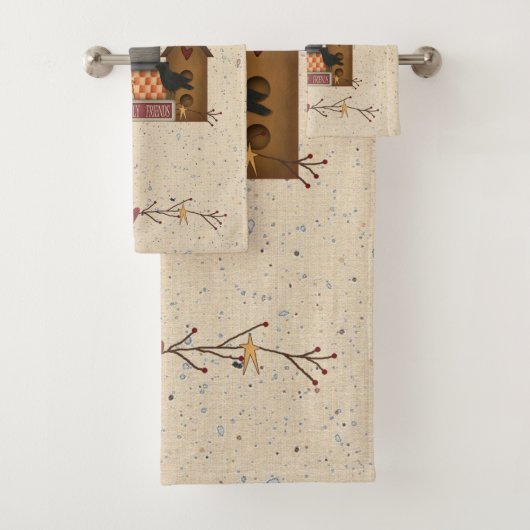 信仰初期の家族の友達タオルのセット バスタオルセット (インサイチュ)