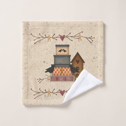 信仰初期の家族の友達タオルのセット バスタオルセット (ウォッシュタオル)