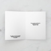 信仰十字神の父パパ父の日 カード (内部)