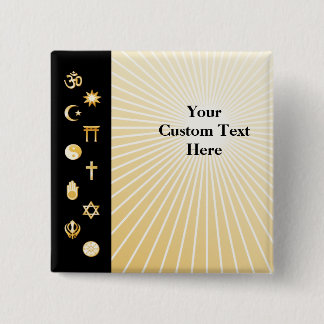 信仰国際的ボタン 缶バッジ