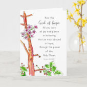 信仰希望バイブル聖なる書物、 経典ローマ15宗教 カード (黄色い花)