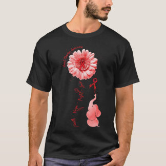 信仰希望ファイトラブハート病認識度 Tシャツ