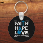 信仰希望ラブアロペシア認識度1 キーホルダー (裏面)