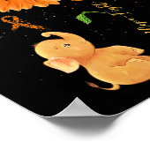 信仰希望ラブエレファントヒマワリ白血病 ポスター (角)