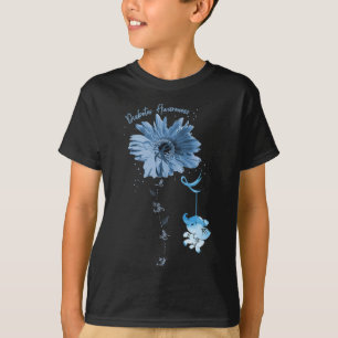 信仰希望ラブエレファントヒマワリ糖尿病 Tシャツ