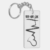 信仰希望ラブクリスチャン キーホルダー (正面左)