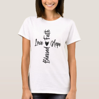 信仰希望ラブクロス賛美 Tシャツ