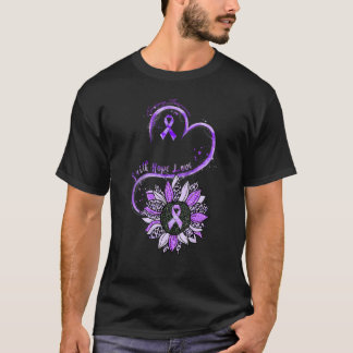 信仰希望ラブサンフラワーてんかん認識度ウォーリ Tシャツ