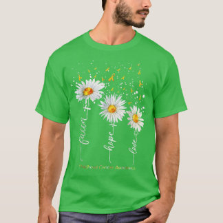 信仰希望ラブデイジーチャスティアン小児癌A Tシャツ