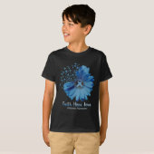 信仰希望ラブデマティック認識度サンフラワー Tシャツ (正面フル)