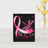 信仰希望ラブトンフライ乳がん認識度 カード (黄色い花)