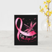 信仰希望ラブトンフライ乳がん認識度 カード (黄色い花)