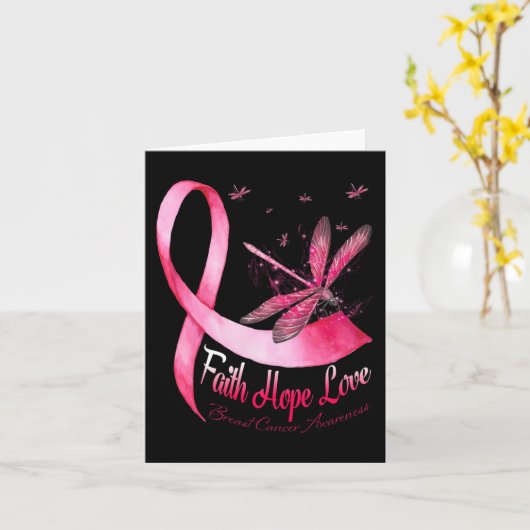 信仰希望ラブトンフライ乳がん認識度 カード (黄色い花)