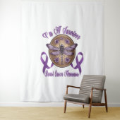 信仰希望ラブトンフライ乳がん認識度 タペストリー (インサイチュ)