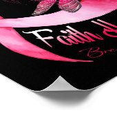 信仰希望ラブトンフライ乳がん認識度 ポスター (角)