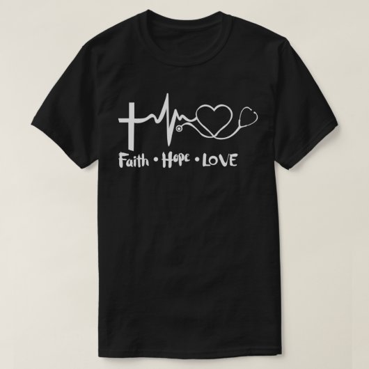 信仰希望ラブドクター Tシャツ (デザイン正面)
