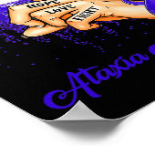 信仰希望ラブファイトブルーリボンアタキシア認識度 ポスター (角)