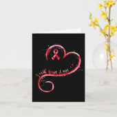 信仰希望ラブブルゴーニュリボン脳動脈瘤Awa カード (黄色い花)