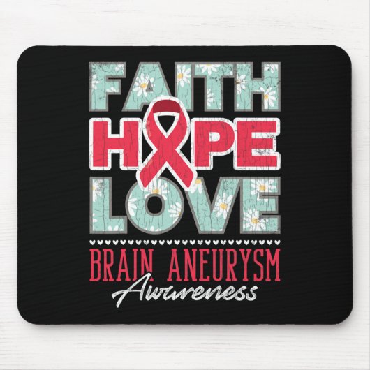 信仰希望ラブブレイン動脈瘤認識度サポートG マウスパッド (正面)