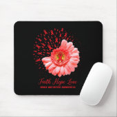 信仰希望ラブブレイン動脈瘤認識度遺族 マウスパッド (マウス)