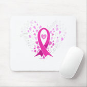 信仰希望ラブブレストガン認識度ピンクリボン マウスパッド (マウス)