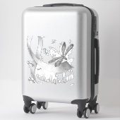 信仰希望ラブメラノーマ認識度トンフライ シール (スーツケース)