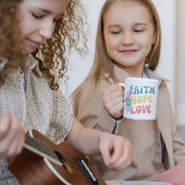 信仰希望ラブ感動的引用文 コーヒーマグカップ