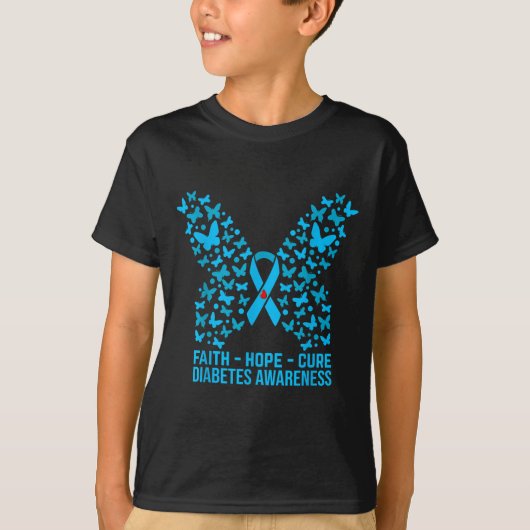 信仰希望ラブ糖尿病認識度_2 Tシャツ (正面)