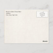 信仰希望愛のクリスチャン聖書の詩 ポストカード (裏面)