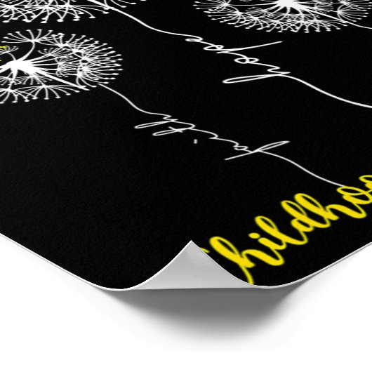 信仰希望Love Dandelion幼少期がんアワレ ポスター (角)