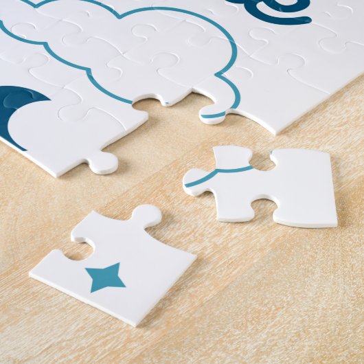 信仰引用文と鳥柄 ジグソーパズル (側面)