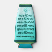 信仰引用文ボトルラップ ボトルクーラー (正面)