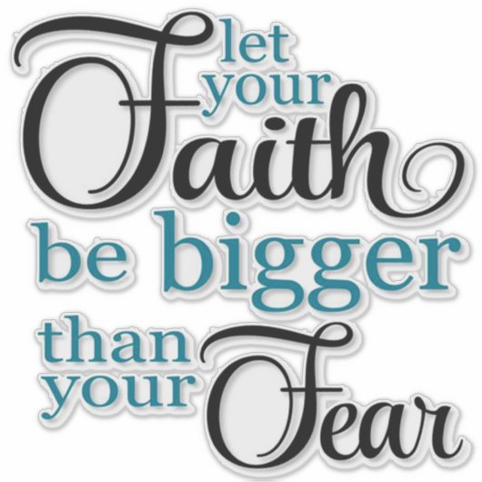 信仰引用文 シール (正面)