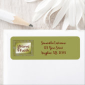 信仰心に訴え感動的る ラベル (インサイチュ)