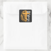 信仰心のある人 スクエアシール (バッグ)