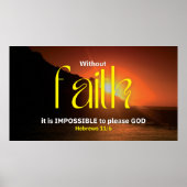 信仰心のない ポスター (正面)