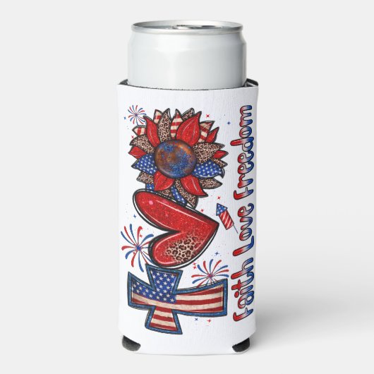 信仰愛フリーダムセルツァークーラーボックス スリム缶クーラー (Seltzer正面)