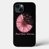 信仰愛ホープピンクデイジー花乳癌Aw Case-Mate iPhoneケース (裏面)