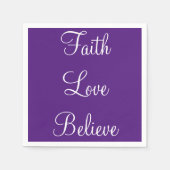 信仰愛信じ紙ナプキンス スタンダードカクテルナプキン (正面)