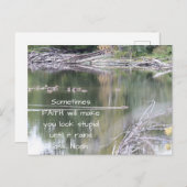 信仰感動的ユーモア引用文バイブルChristian M ポストカード (正面/裏面)