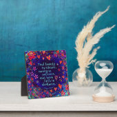 信仰感動的引用文を持つ フォトプラーク (インサイチュ)