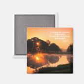 信仰感動的日の出の聖句 マグネット (正面/裏面)