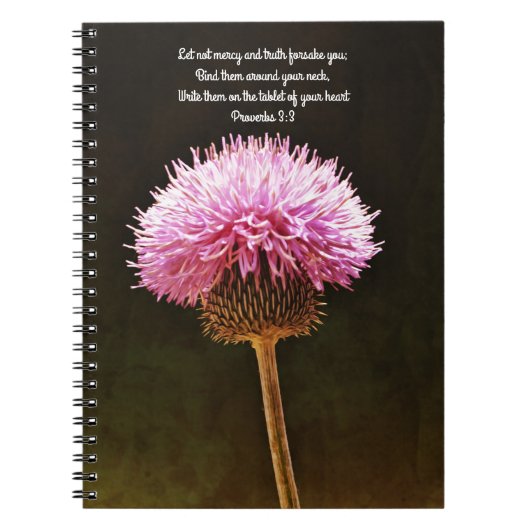 信仰慈悲の真実バイブル聖句祈りの言葉誌 ノートブック (正面)