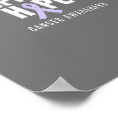 信仰支援すべての癌のポスターとプリント ポスター (角)