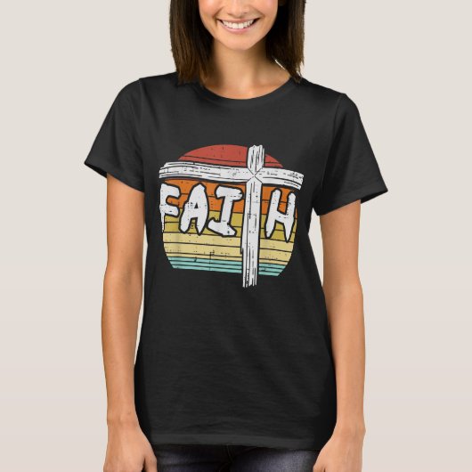 信仰日没宗教神イエスキリストChristian M Tシャツ (正面)
