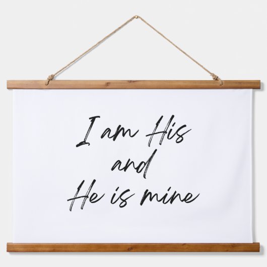 信仰木材トップウォールタペストリー 吊り下げ型タペストリー (正面)