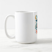 信仰深きママ「山を動かす」クリスチャングッズ コーヒーマグカップ (左)