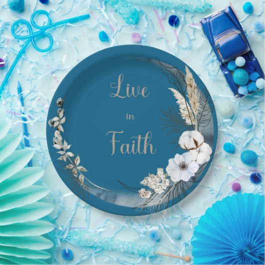 信仰生活を送る ペーパープレート (パーティー)