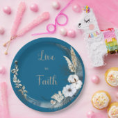 信仰生活を送る ペーパープレート (パーティー)