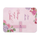 信仰生活カトリック修道女45周年 マグネット (横)